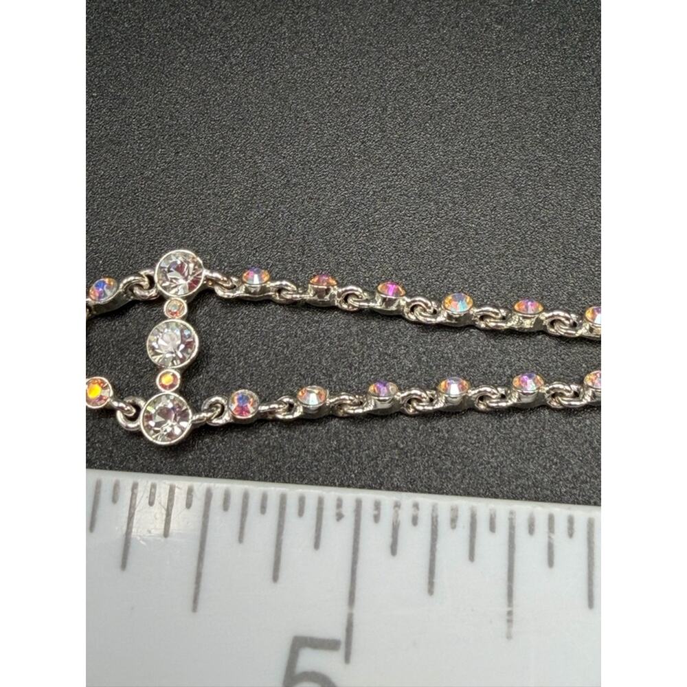 Givenchy flex Tennis Bracelet Crystal rhinestone #E444 - Picture 6 of 13